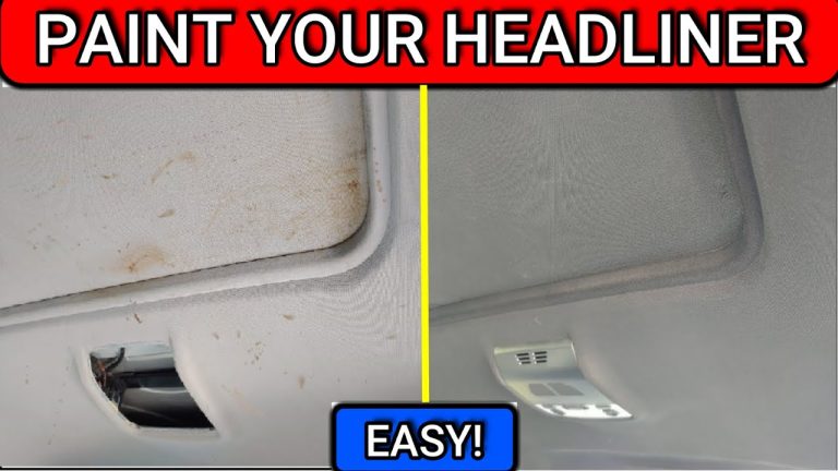 Can You Paint a Headliner