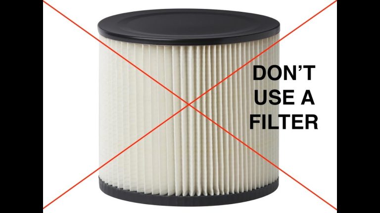 Can You Use a Shop Vac Without a Filter?