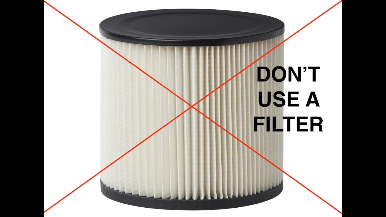 Can You Use a Shop Vac Without a Filter?