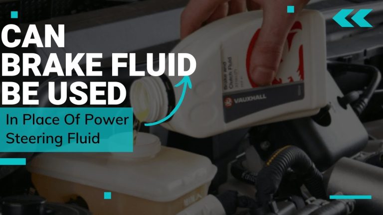 Can You Use Power Steering Fluid for Brake Fluid?